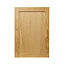 GoodHome Verbena Natural oak shaker Tall appliance Cabinet door (W)600mm (H)867mm (T)20mm