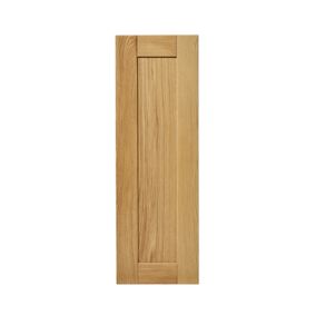 GoodHome Verbena Natural oak shaker Tall wall Cabinet door (W)300mm (H)895mm (T)20mm