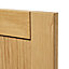 GoodHome Verbena Natural oak shaker Tall wall Cabinet door (W)300mm (H)895mm (T)20mm