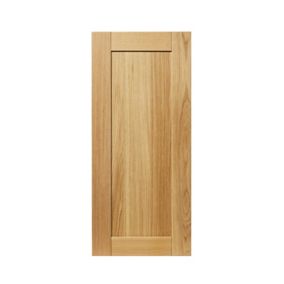 GoodHome Verbena Natural oak shaker Tall wall Cabinet door (W)400mm (H)895mm (T)20mm