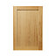 GoodHome Verbena Natural oak shaker Tall wall Cabinet door (W)600mm (H)895mm (T)20mm