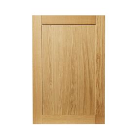 GoodHome Verbena Natural oak shaker Tall wall Cabinet door (W)600mm (H)895mm (T)20mm