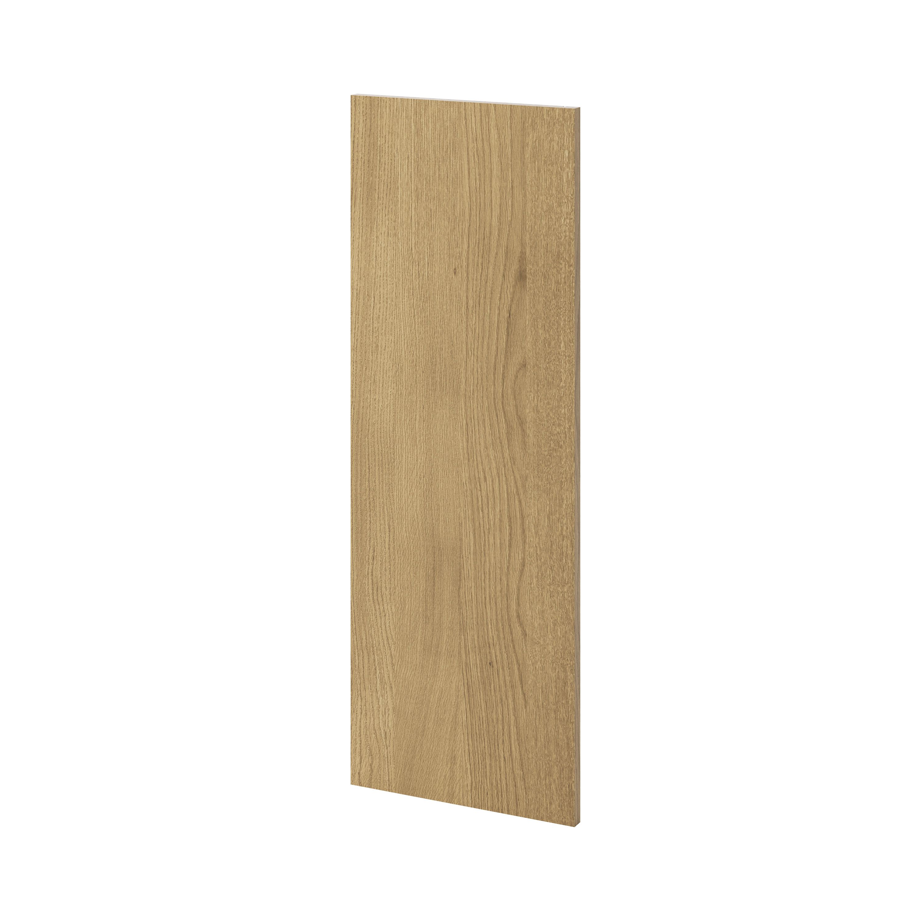 GoodHome Verbena Natural oak shaker Tall Wall End panel (H)900mm (W)320mm - 3