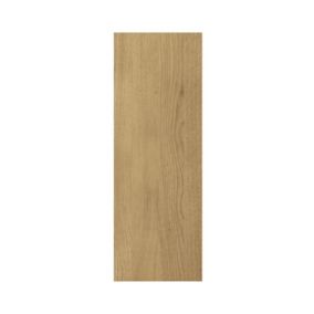 GoodHome Verbena Natural oak shaker Tall Wall End panel (H)900mm (W)320mm