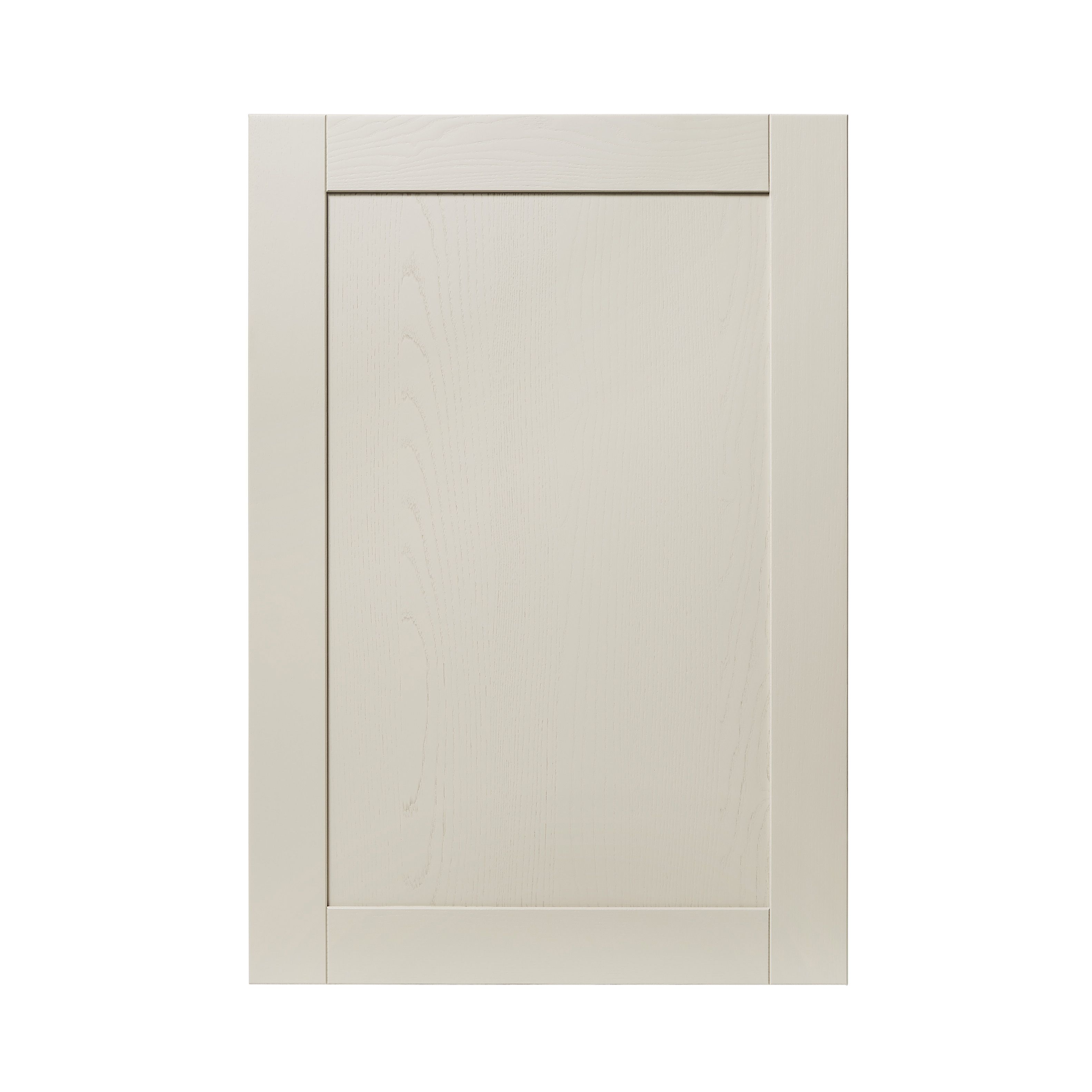GoodHome Verbena Painted natural ash Matt cashmere Shaker Tall appliance Cabinet door (W)600mm (H)867mm (T)20mm
