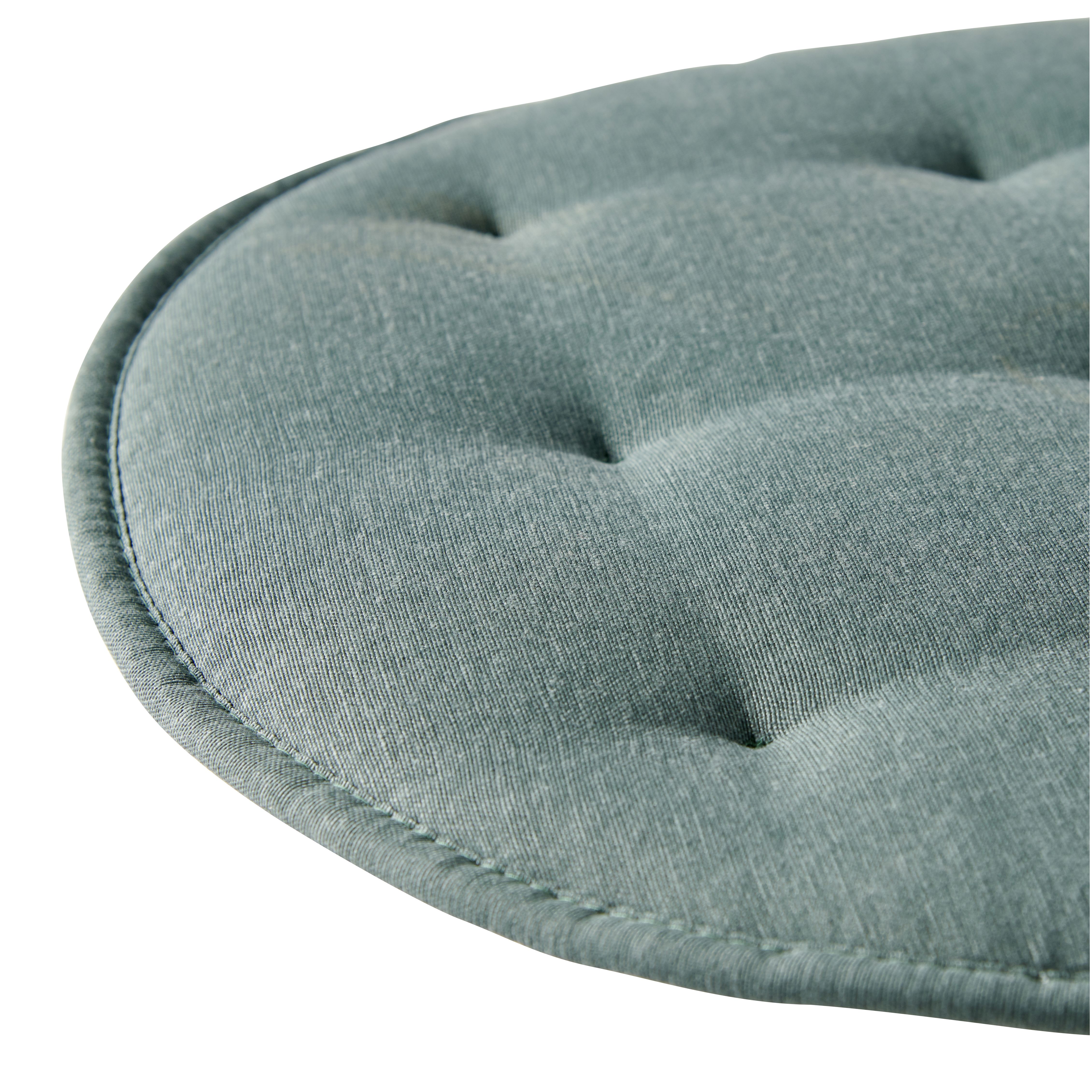 GoodHome Vernon Blue sea pine Outdoor Bench cushion, (L)94.5cm x (W)45cm