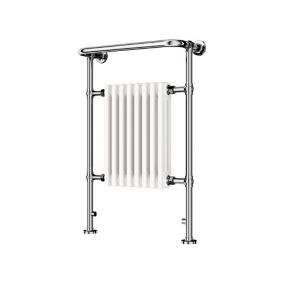 GoodHome Victorian Vertical Towel radiator (W)659mm x (H)952mm