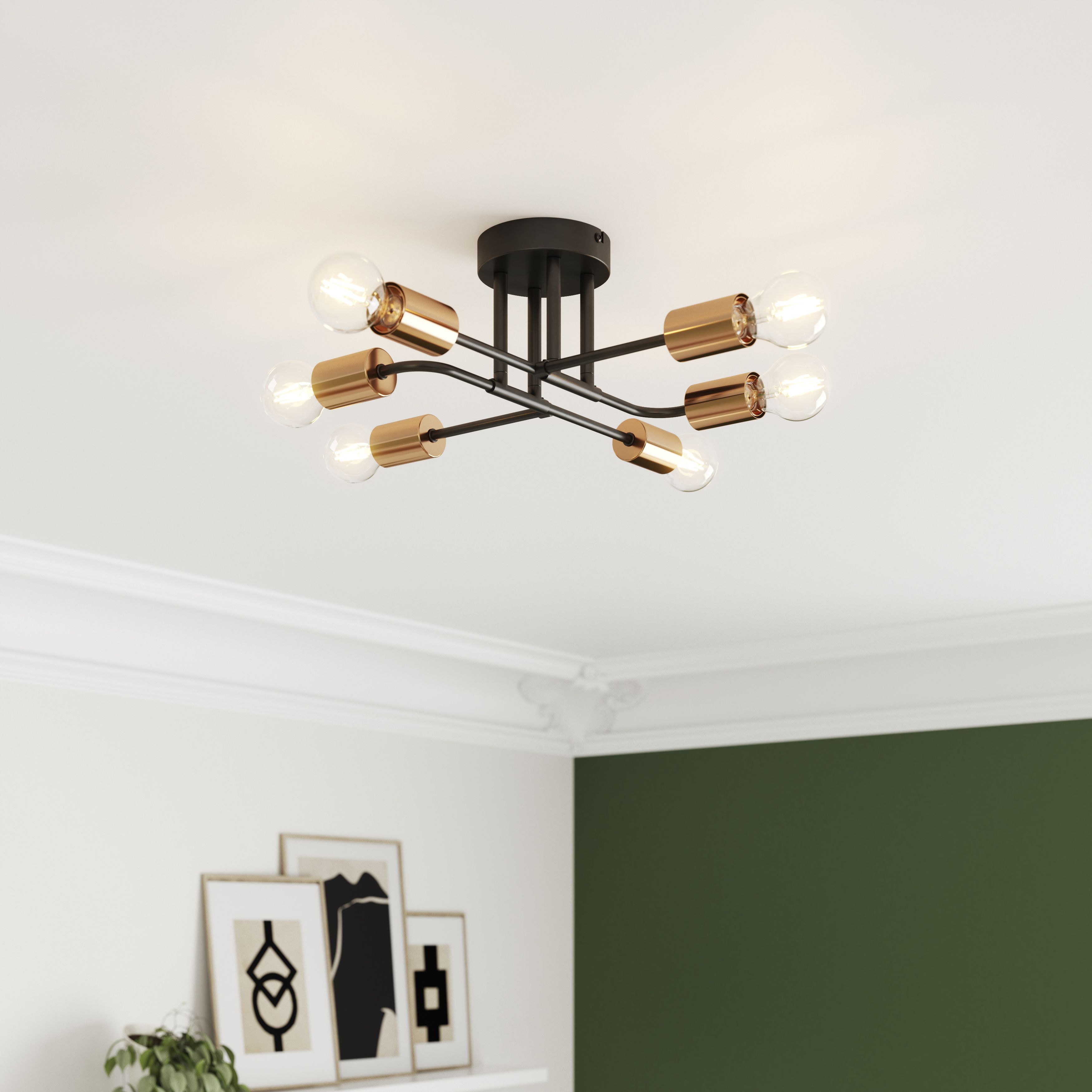 Copper kitchen lights b&q 2025