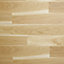 GoodHome Visby Modern Blond Oak effect Engineered Real wood top layer flooring Sample