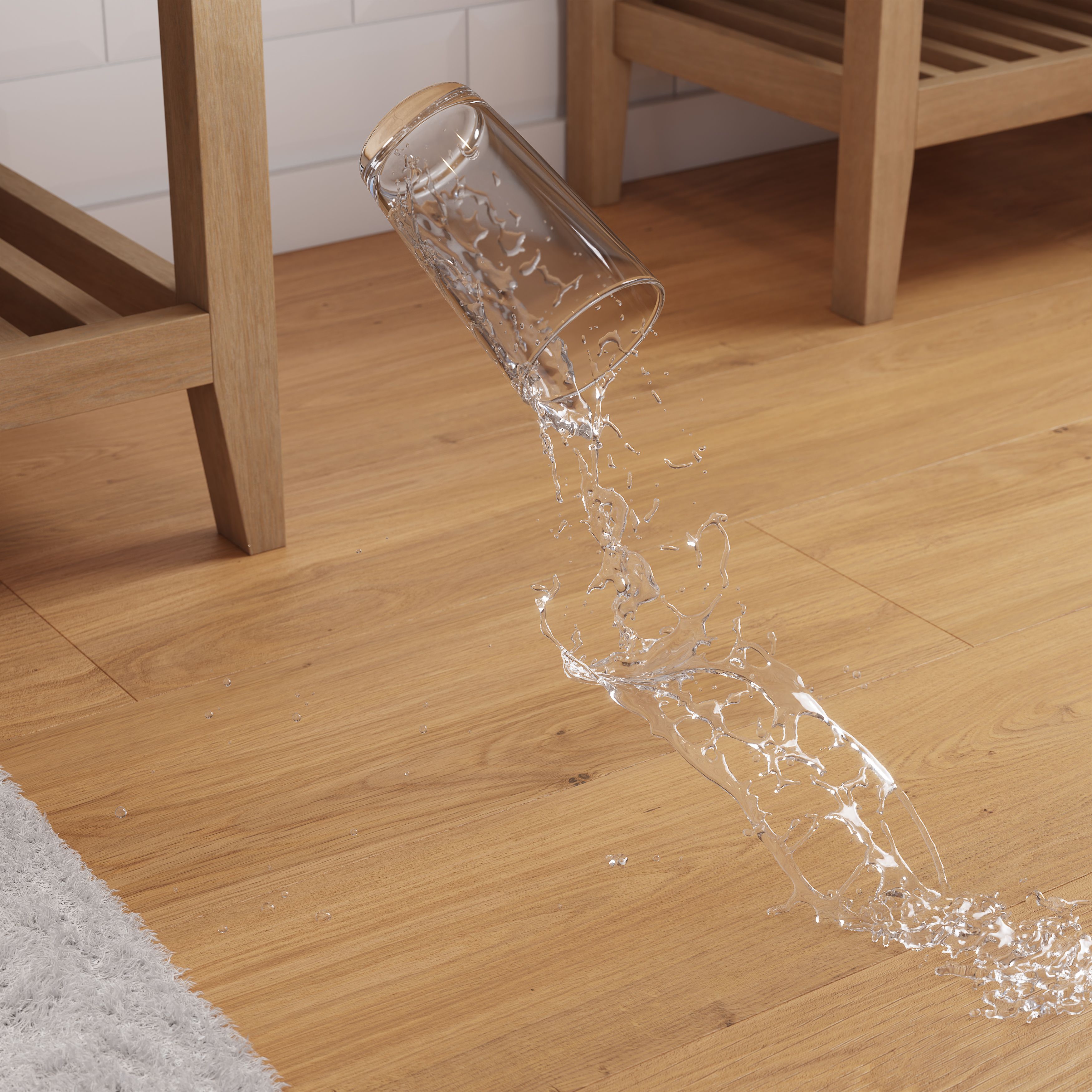Visby GoodHome Wood effect Laminate Flooring 8 Pack - 7