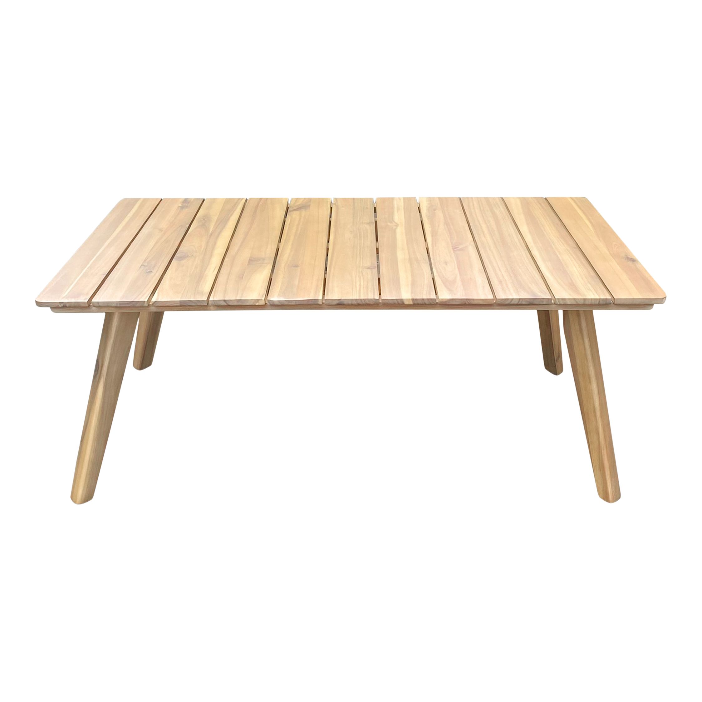 GoodHome Vitello Grey & Natural 4 Seater Coffee set - 6