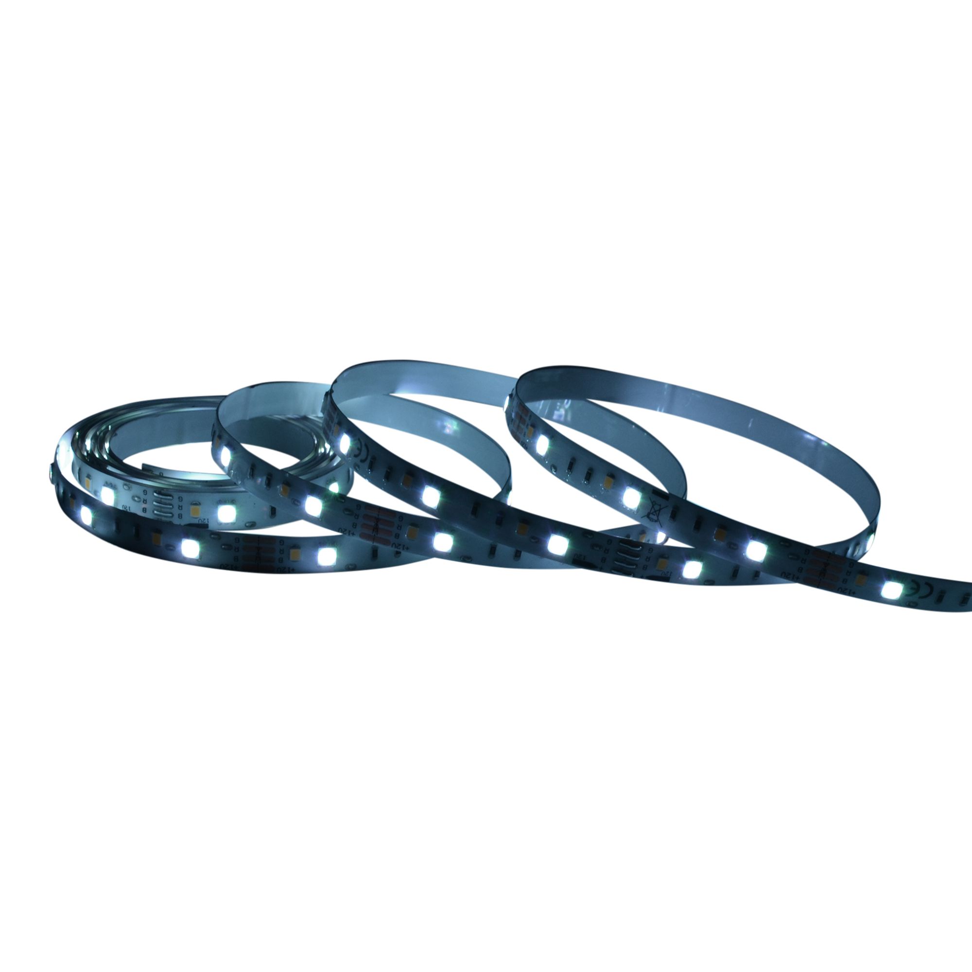 GoodHome Waldeck Mains-powered (plug-in) LED RGB & neutral white Strip light IP20 2000lm 4000K (L)5m