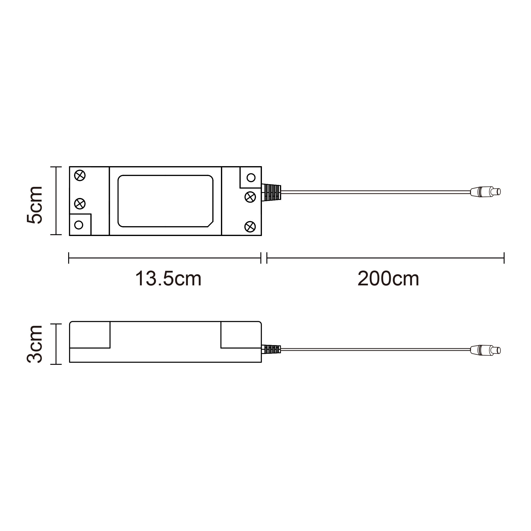 GoodHome Waldeck White 12V Driver 12V/36W