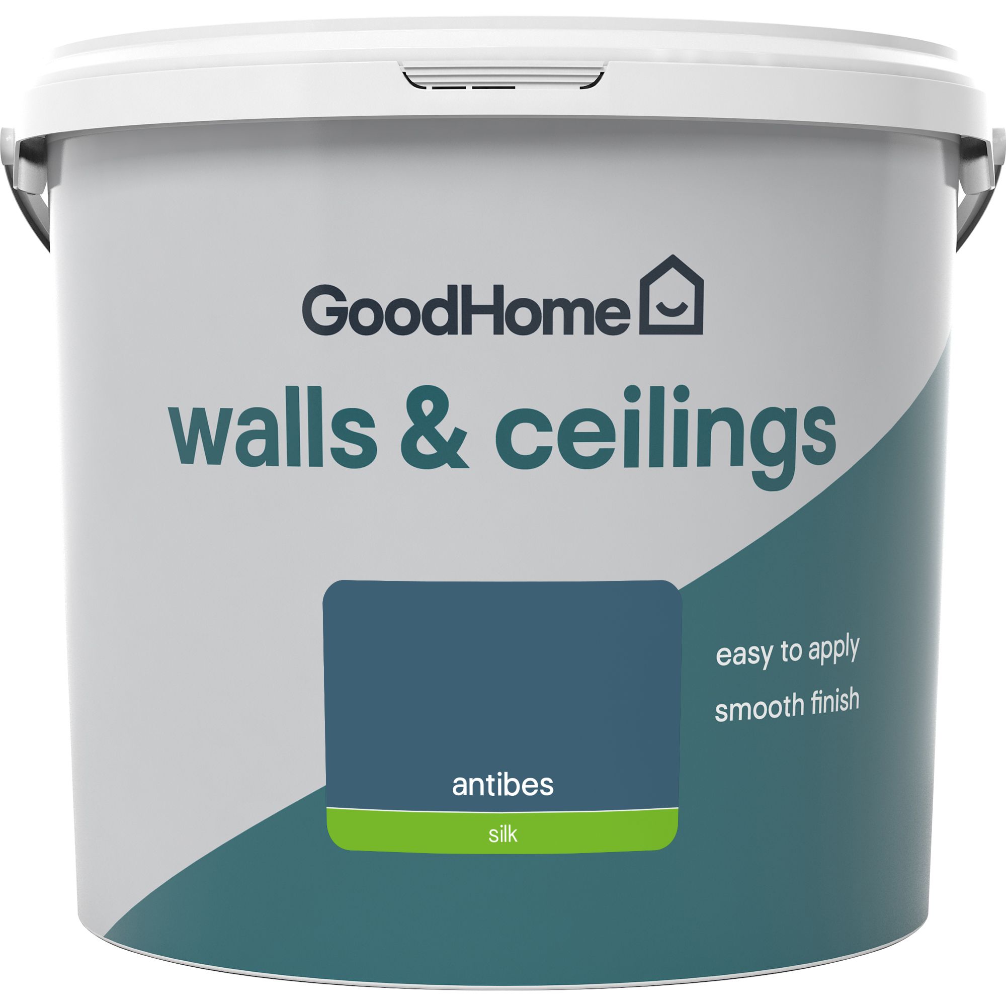 GoodHome Walls & ceilings Antibes Silk Emulsion paint, 5L