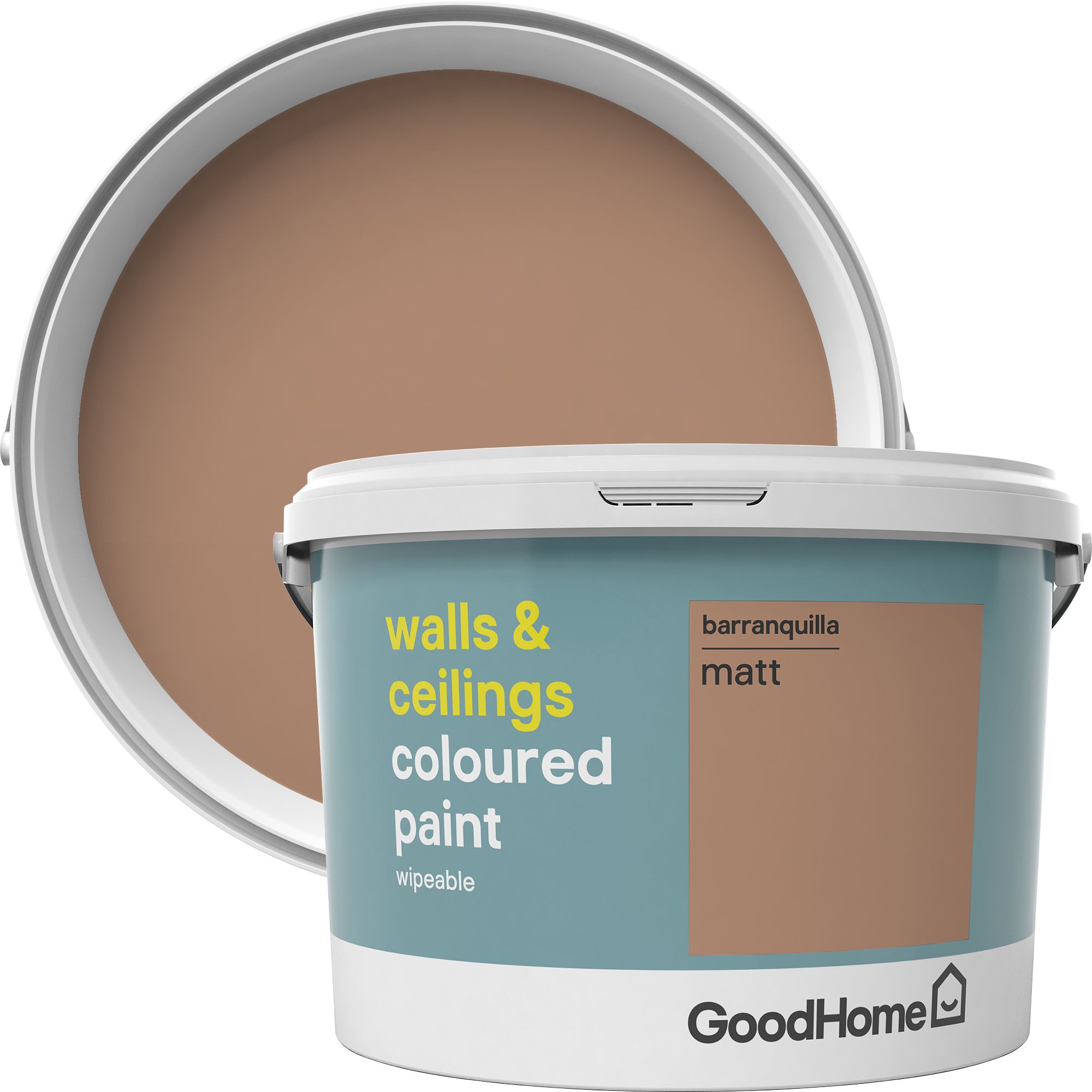 GoodHome Walls & ceilings Barranquilla Matt Emulsion paint, 2.5L