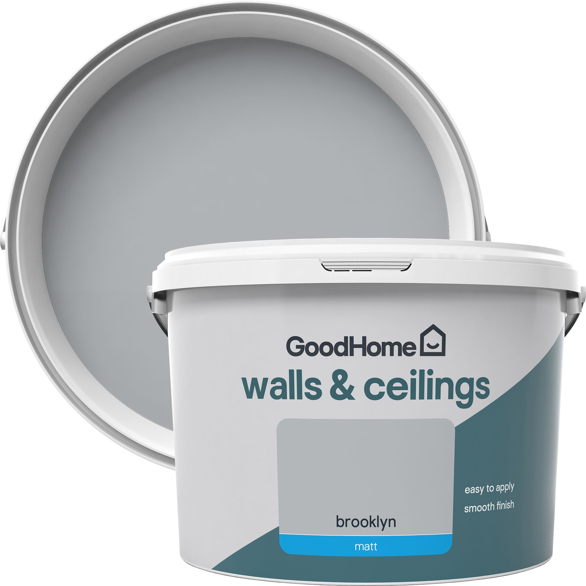 GoodHome Walls & ceilings Brooklyn Matt Emulsion paint, 2.5L