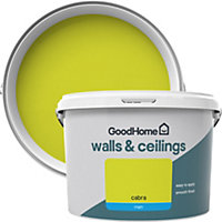 GoodHome Walls & ceilings Cabra Matt Emulsion paint, 2.5L