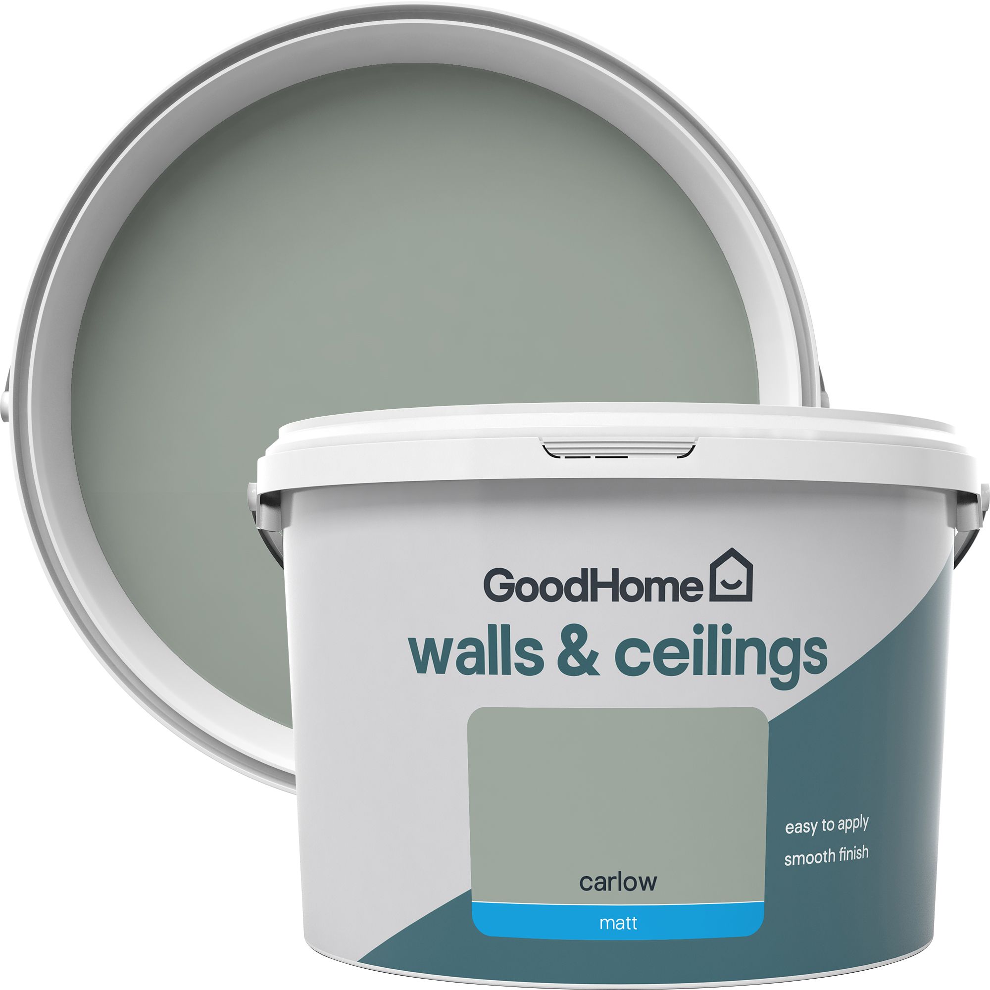 GoodHome Walls & ceilings Carlow Matt Emulsion paint, 2.5L