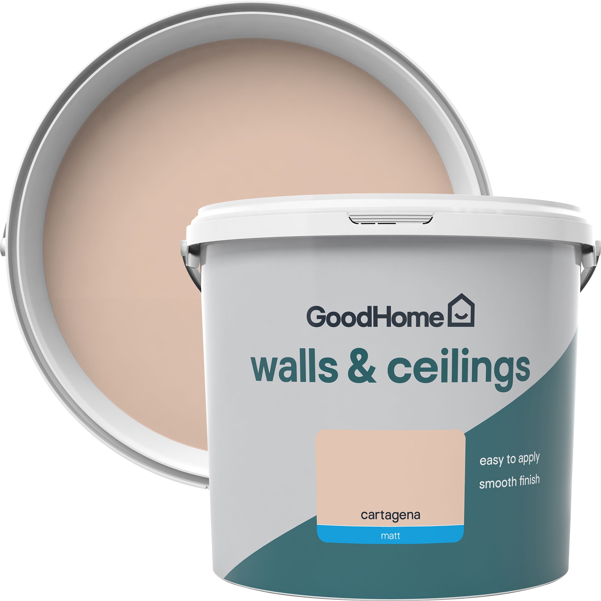 GoodHome Walls & Ceilings Cartagena Matt Emulsion Paint, 5L | DIY At B&Q