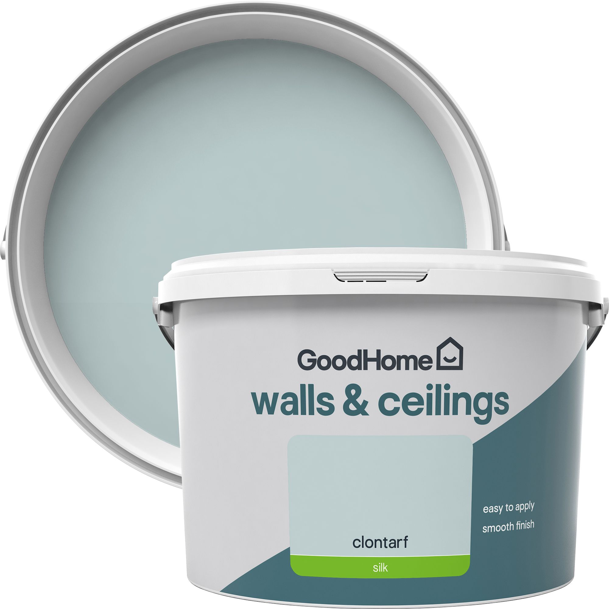 GoodHome Walls & ceilings Clontarf Silk Emulsion paint, 2.5L