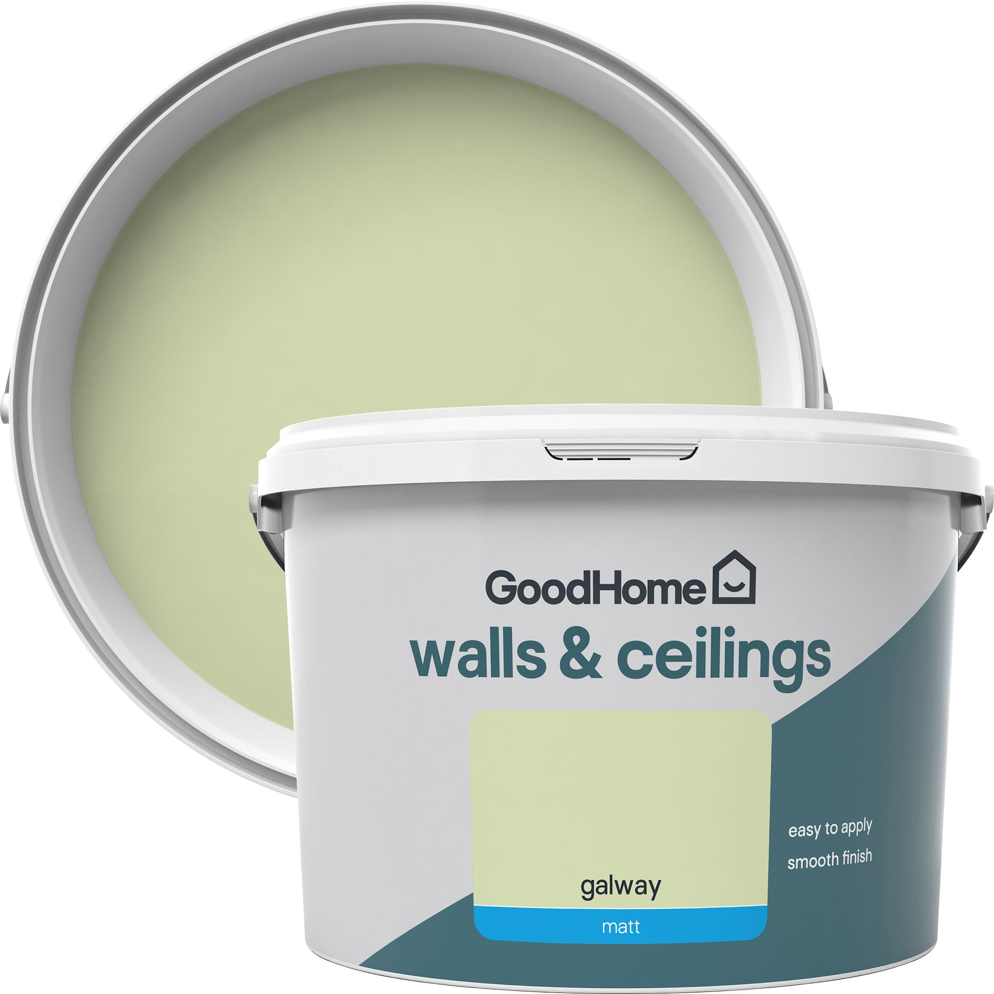 GoodHome Walls & ceilings Galway Matt Emulsion paint, 2.5L DIY at B&Q