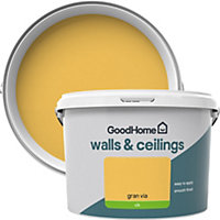 GoodHome Walls & ceilings Gran via Silk Emulsion paint, 2.5L