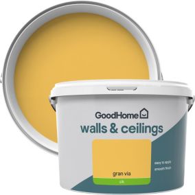 GoodHome Walls & ceilings Gran via Silk Emulsion paint, 2.5L