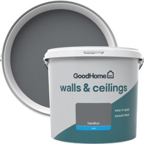 GoodHome Walls & ceilings Hamilton Matt Emulsion paint, 5L