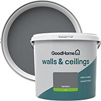 GoodHome Walls & ceilings Hamilton Silk Emulsion paint, 5L