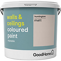GoodHome Walls & ceilings Huntington Matt Emulsion paint, 5L