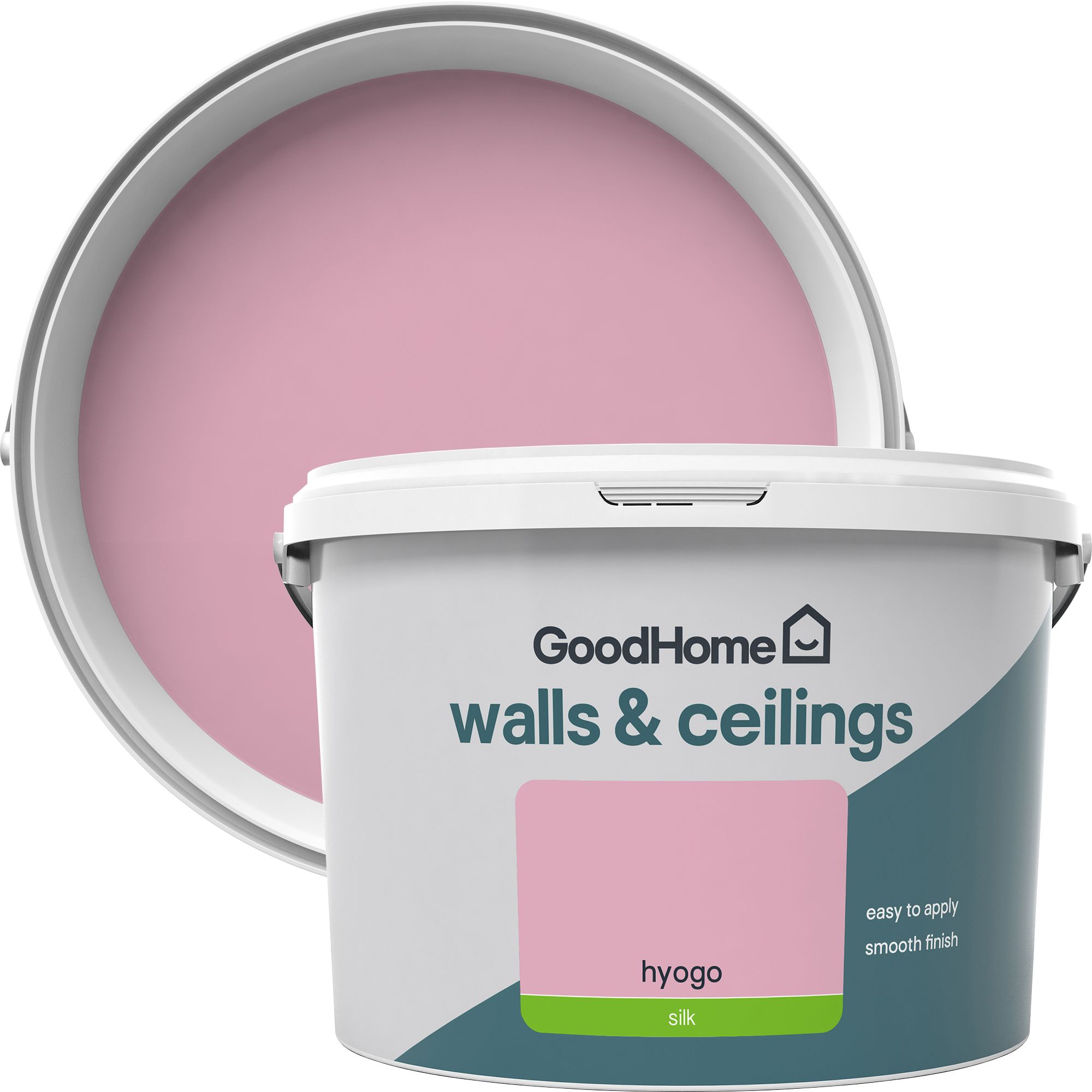 GoodHome Walls & ceilings Hyogo Silk Emulsion paint, 2.5L