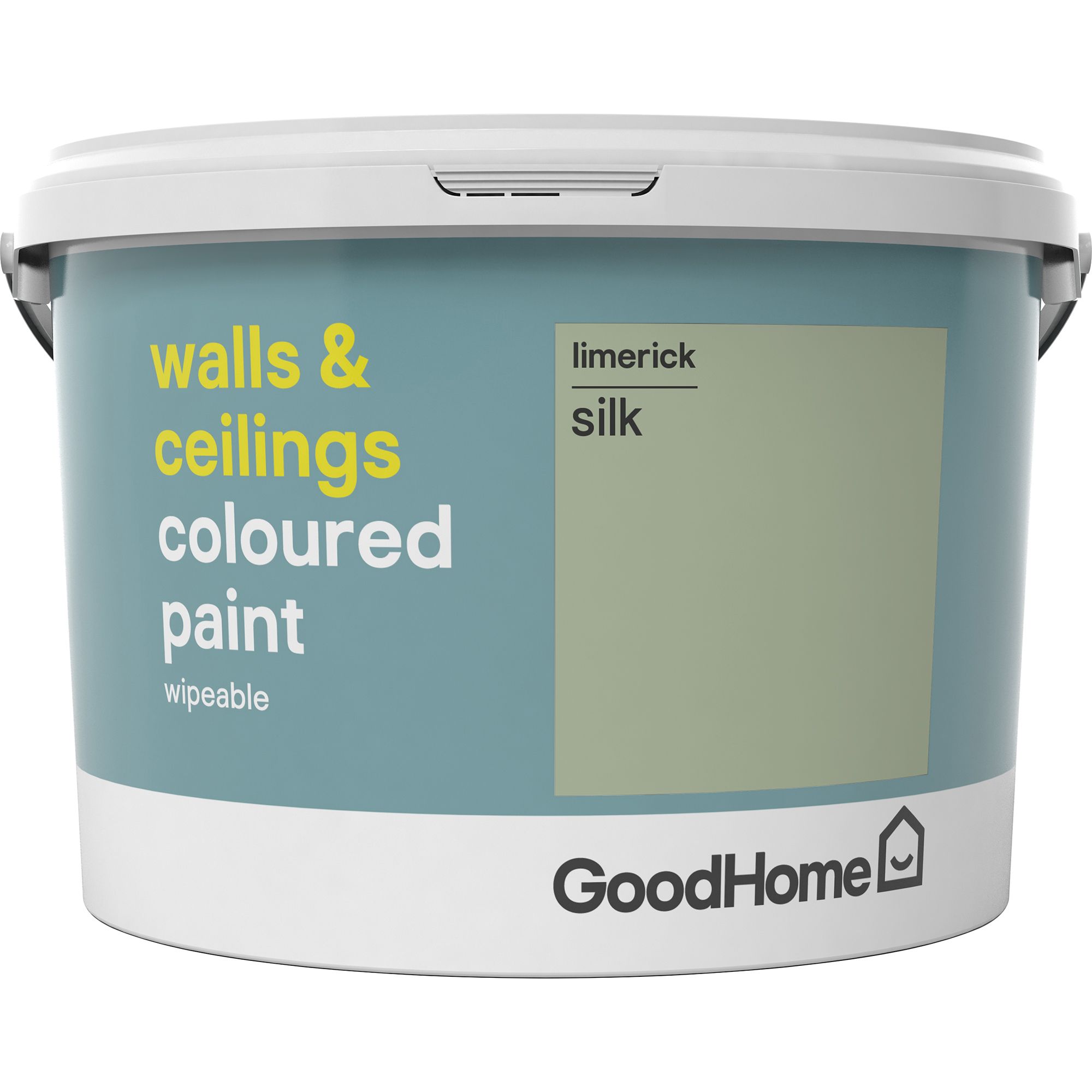 GoodHome Walls & ceilings Limerick Silk Emulsion paint, 2.5L DIY at B&Q