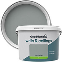 GoodHome Walls & ceilings Manhattan Silk Emulsion paint, 2.5L