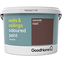 GoodHome Walls & ceilings Manzanillo Matt Emulsion paint, 2.5L