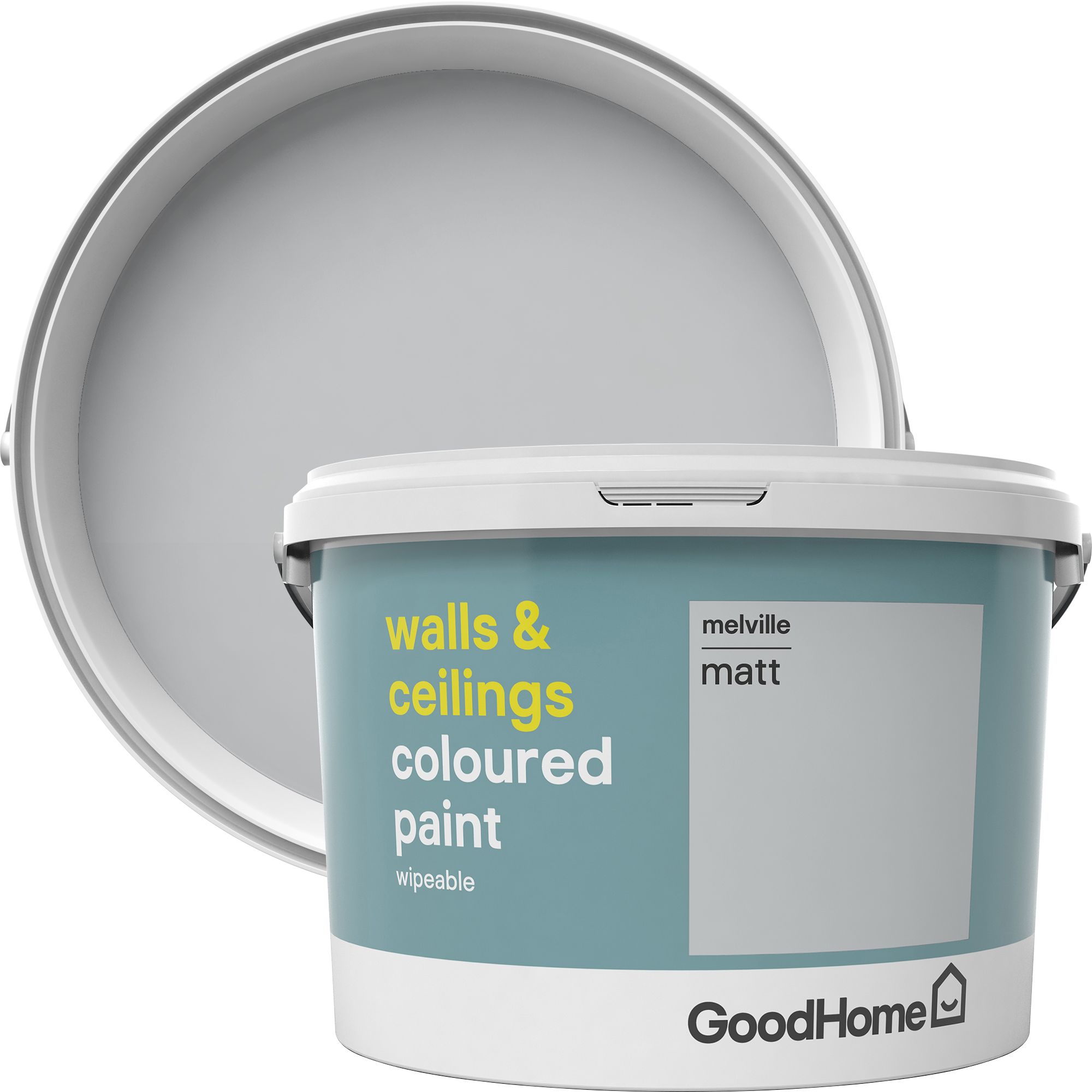 GoodHome Walls & ceilings Melville Matt Emulsion paint, 2.5L DIY at B&Q