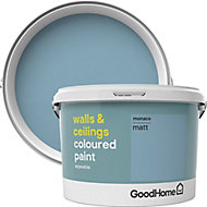 GoodHome Walls & ceilings Monaco Matt Emulsion paint, 2.5L