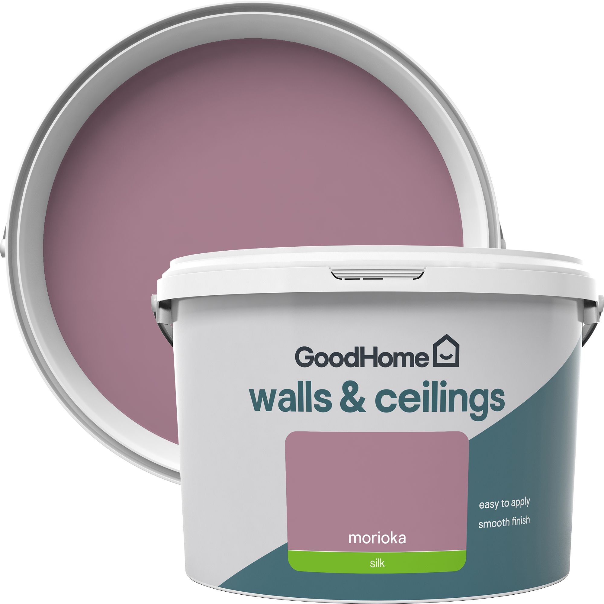 GoodHome Walls & ceilings Morioka Silk Emulsion paint, 2.5L