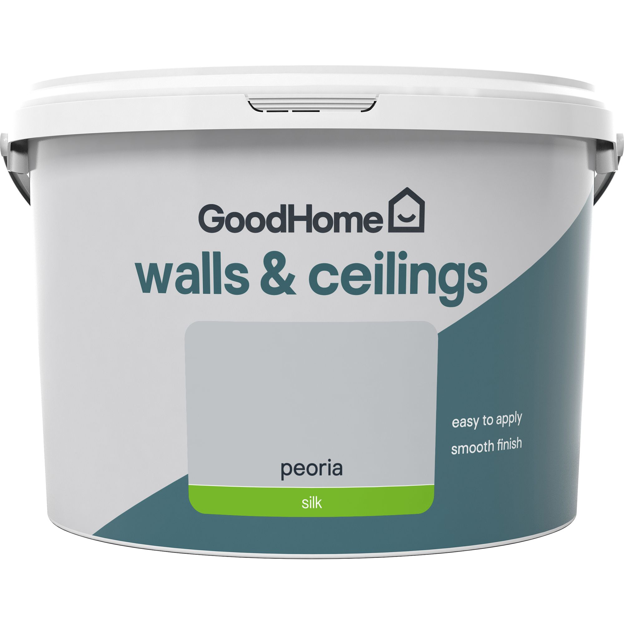 GoodHome Walls & ceilings Peoria Silk Emulsion paint, 2.5L