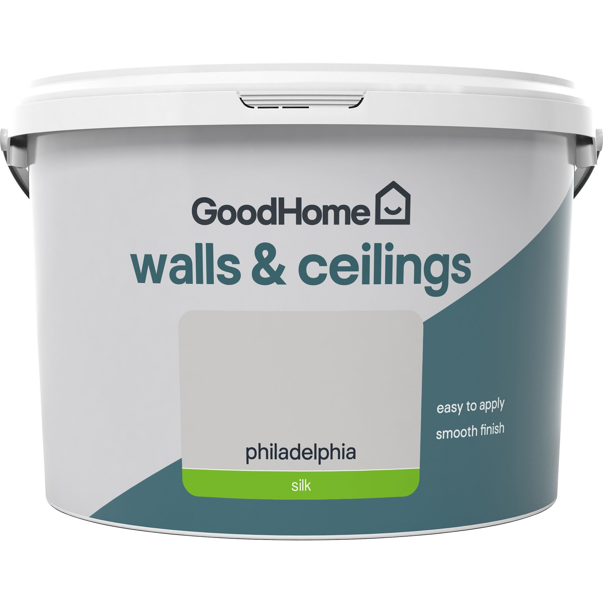 GoodHome Walls & ceilings Philadelphia Silk Emulsion paint, 2.5L