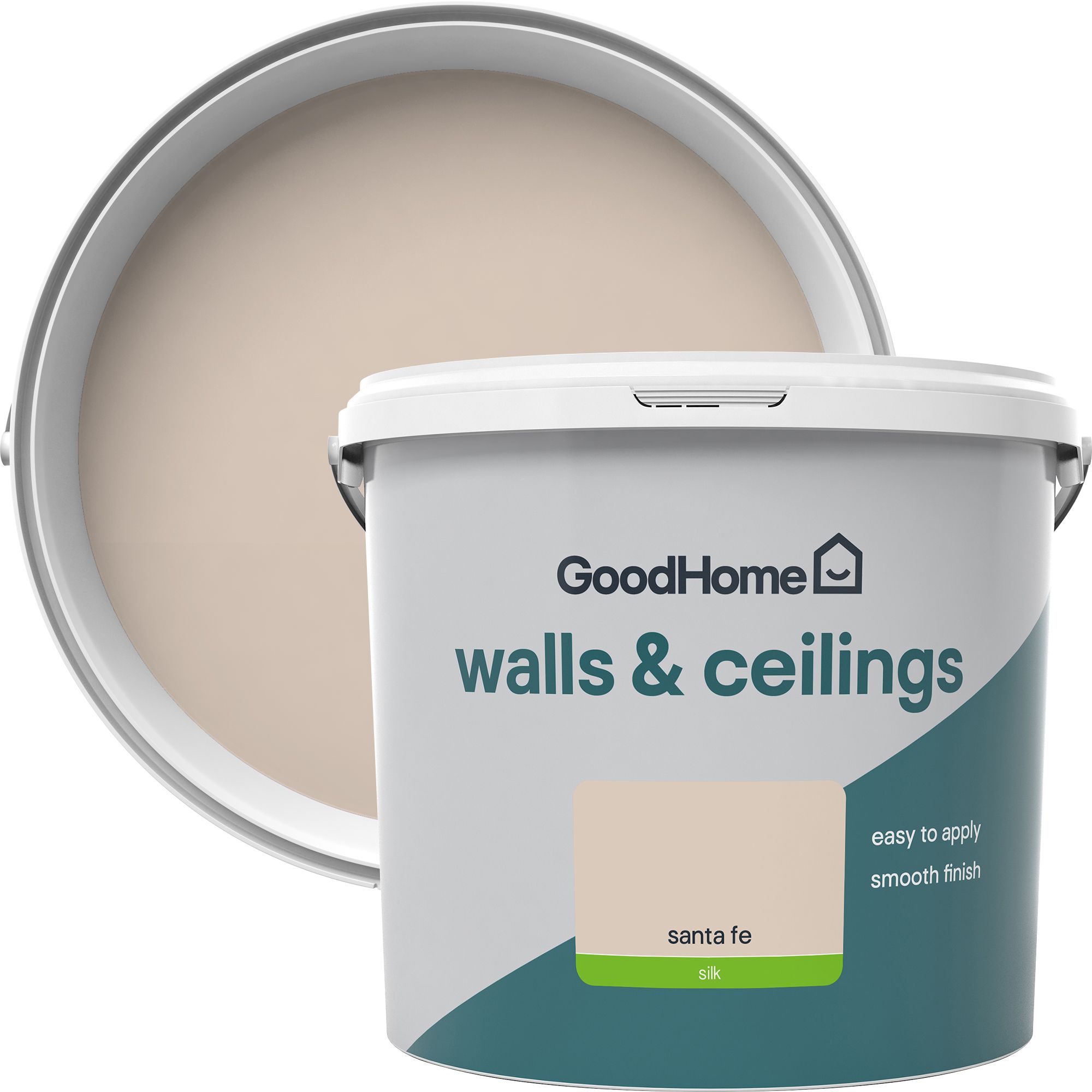 GoodHome Walls & Ceilings Santa fe Silk Emulsion paint, 5L