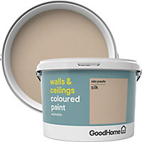 GoodHome Walls & ceilings Sao paulo Silk Emulsion paint, 2.5L