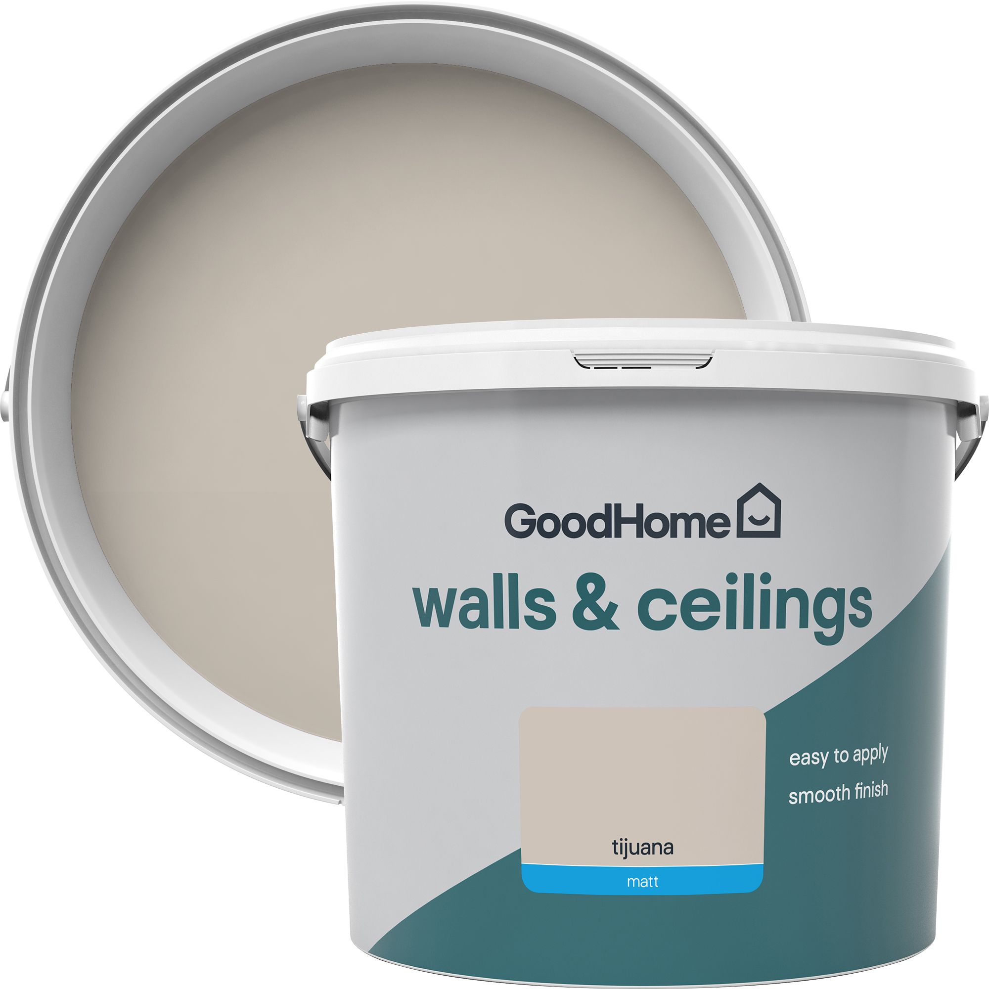 GoodHome Walls & ceilings Tijuana Matt Emulsion paint, 5L DIY at B&Q