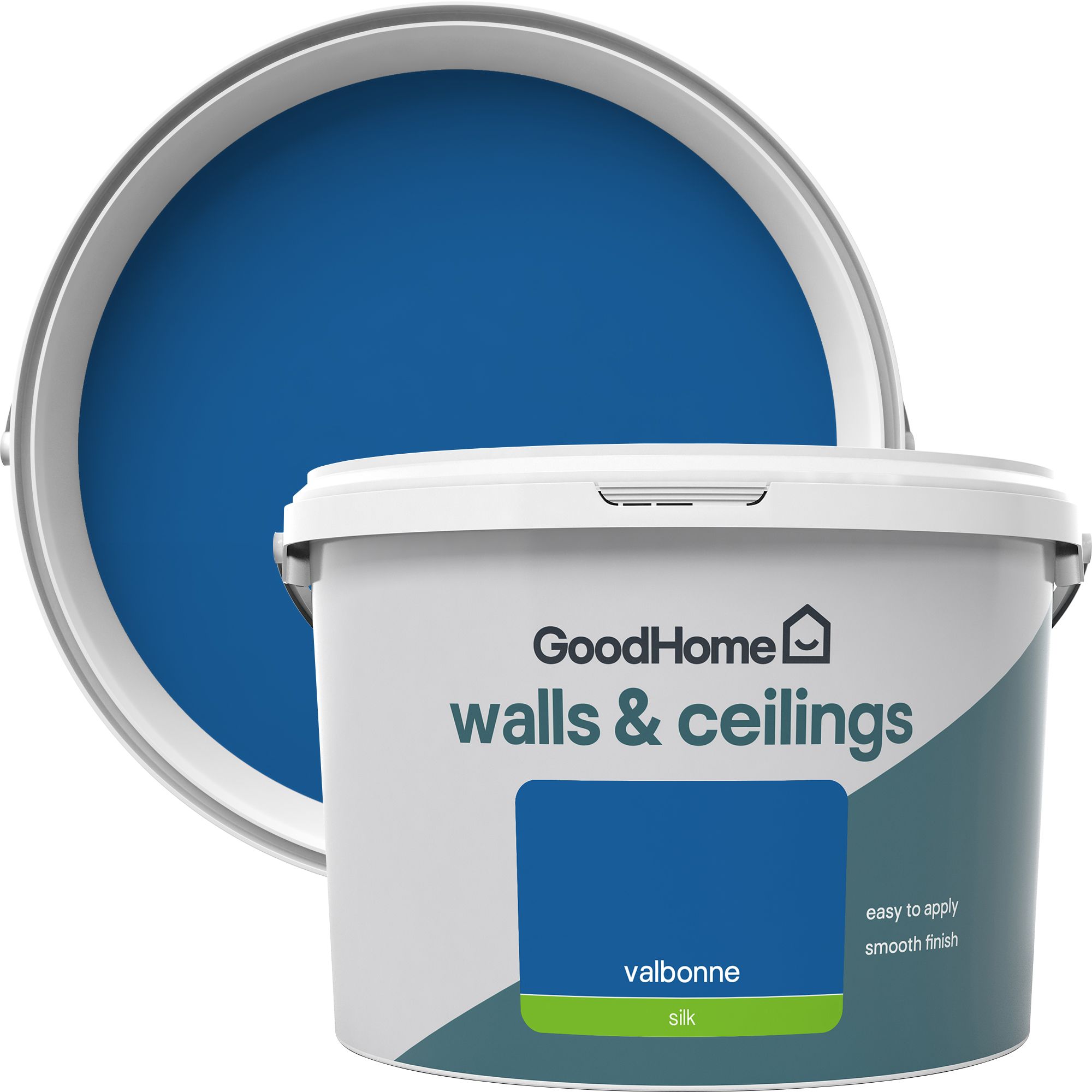 GoodHome Walls & ceilings Valbonne Silk Emulsion paint 2.5L