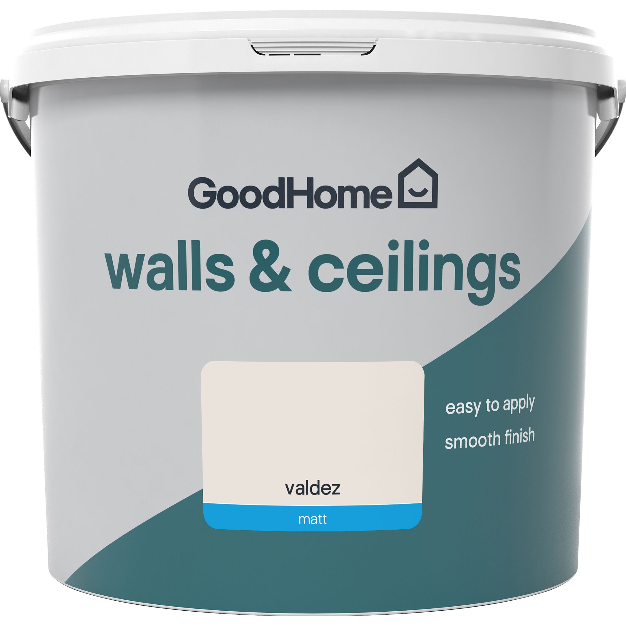 GoodHome Walls & ceilings Valdez Matt Emulsion paint, 5L