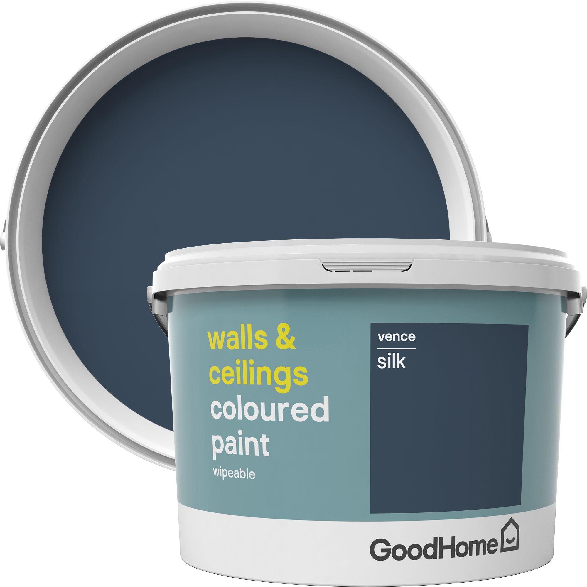 Goodhome Walls Ceilings Vence Silk Emulsion Paint 2 5l Diy At B Q