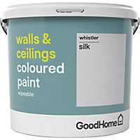GoodHome Walls & ceilings Whistler Silk Emulsion paint, 5L