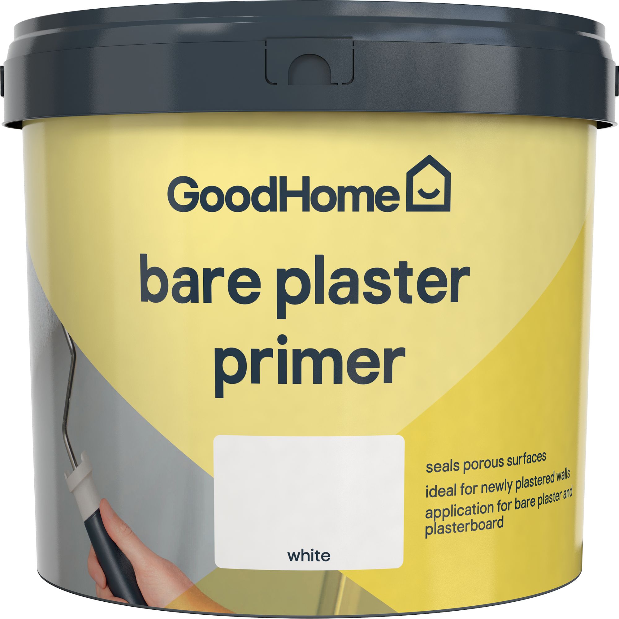 GoodHome Walls & Ceilings White Wall & Ceiling Primer & Undercoat, 5L ...