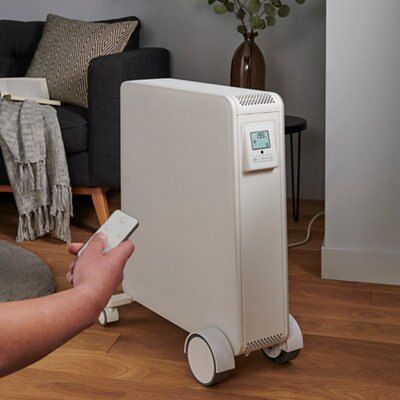 GoodHome White 2400W Oil-free radiator