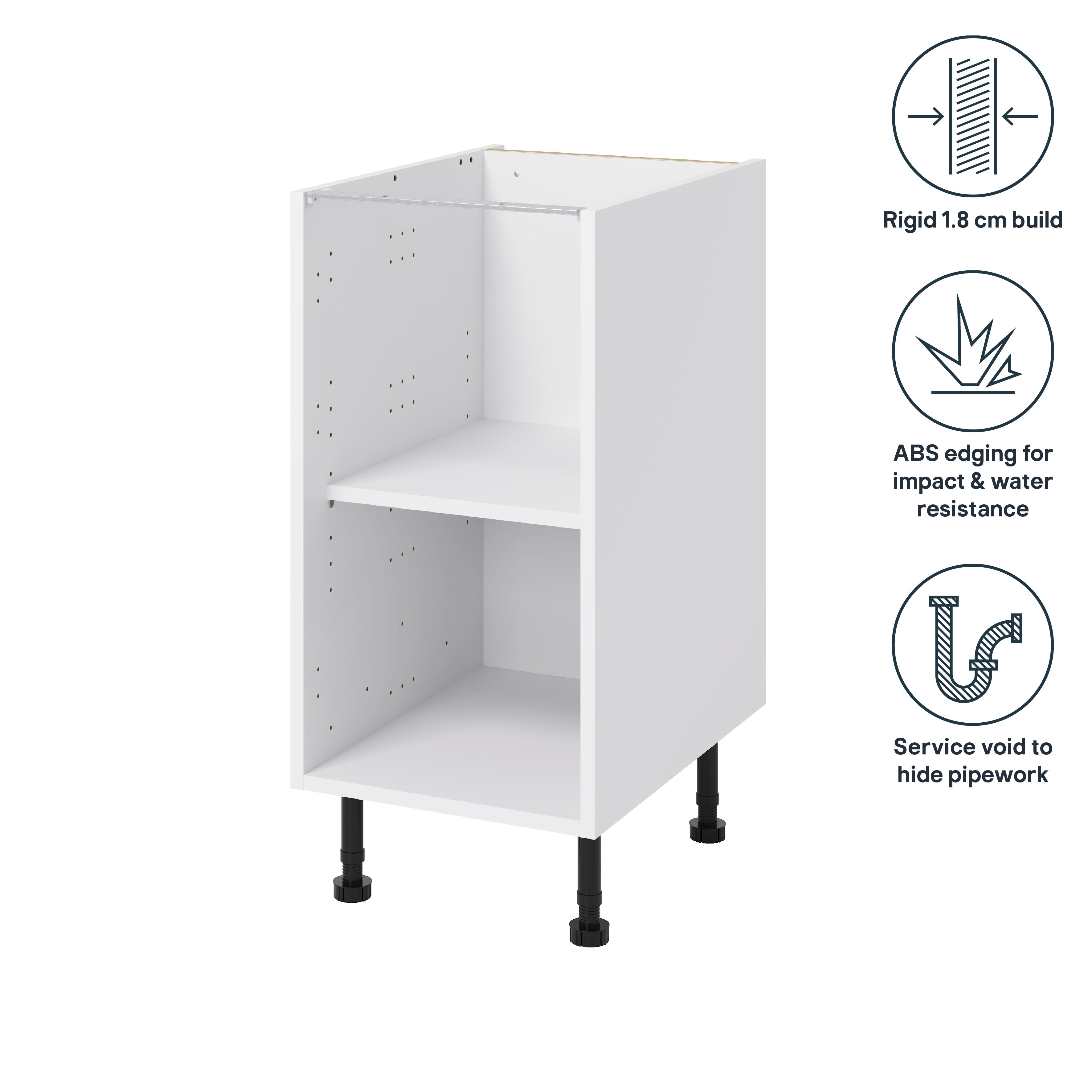 B&q 150mm base deals unit