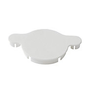 GoodHome White Cover cap, Pack of 4